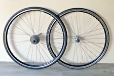 SET 2 RUOTE VUELTA AIR LINE 700C 32 RAGGI 130 MM SPAZIATURA MOZZI E CASSETTA MICHE