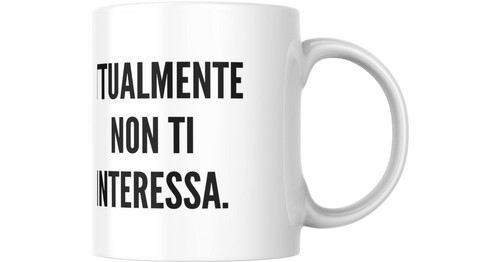 Tazza mug ceramica attualmente - tazza,