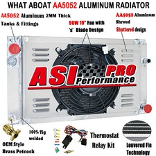 3Row Radiator+Shroud Fan Fit