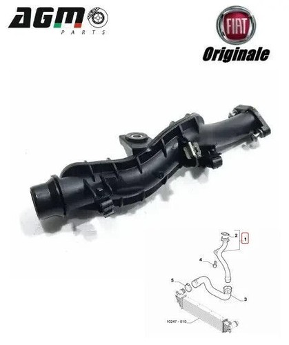 Tubo scambiatore intercooler - tubo,