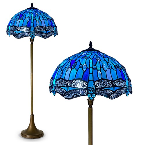 Lampada terra tiffany - lampada, da