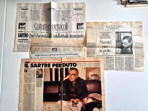Ritagli giornale sartre - ritagli,