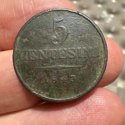 Moneta centesimi 1843 - centesimi, v