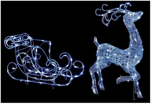 Luce natale renna - luce, di