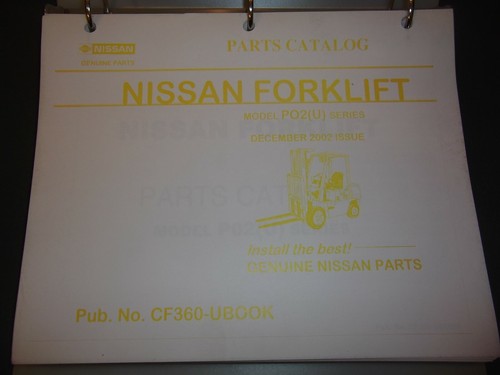 Nissan p02 serie - serie, manuale