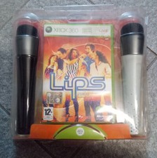 LIPS + 2 MICROFONI XBOX 360 PAL ITA USATO OTTIME CONDIZIONI
