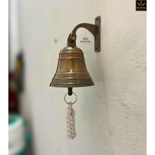 Campanello nave ottone stile