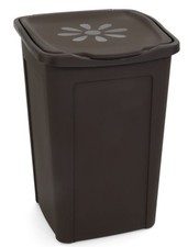 PORTABIANCHERIA MARGHERITA CHIUSO LT. 50 COLORE WENGE' CM 37X37X53 H