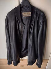 Giubbotto pelle Zara Man,  nero, Tg. L