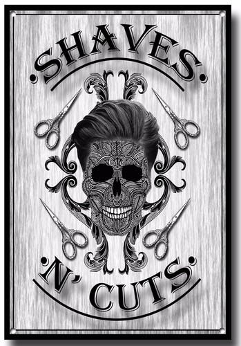 Shaves cuts barbiere insegna - shaves,