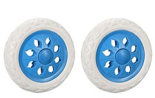 2 RUOTE BLU PNEUMATICO 16cm DI