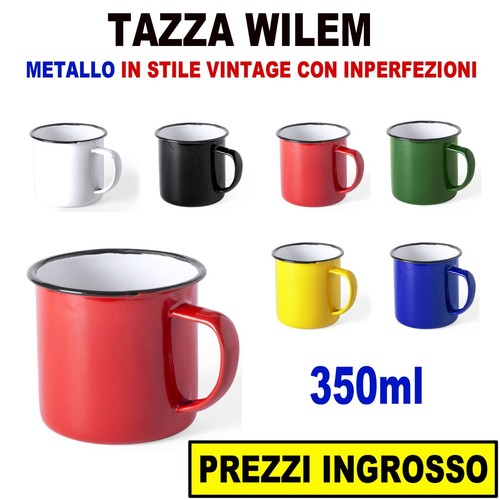 Tazza metallo 350ml - 350ml, stile