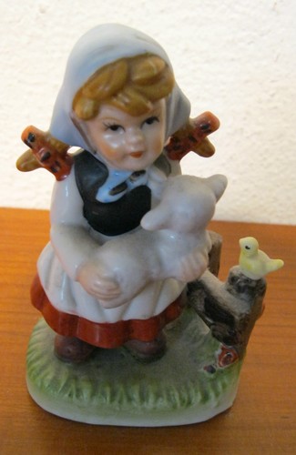 Vecchia statuina porcellana - vecchia,