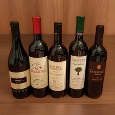 5 Bottiglie Di Vino Rosso