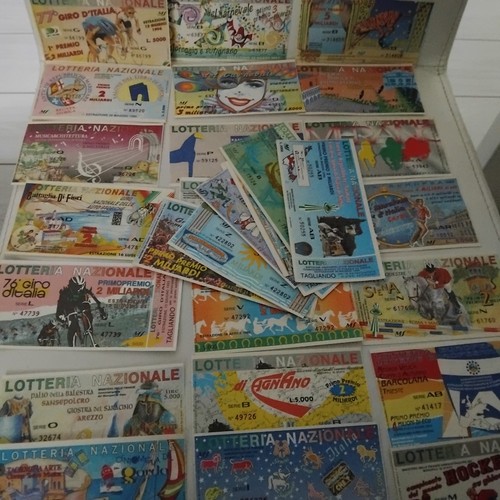 Lotto biglietti lotteria - lotto, 29