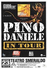 Pino Daniele - Rara Locandina 70 x 100 Iguana cafè