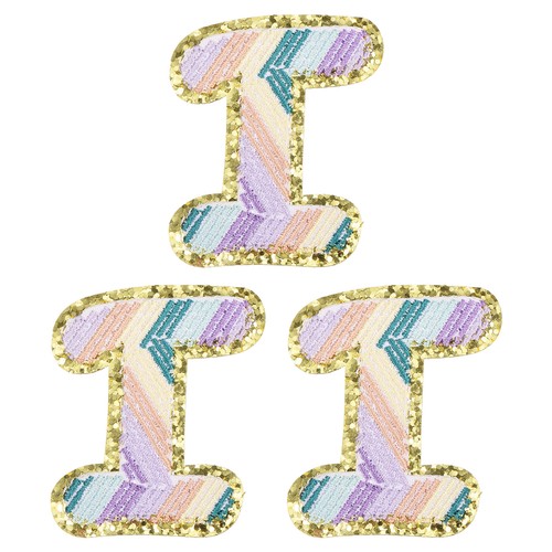 3pcs toppe lettera ferro - 3pcs,