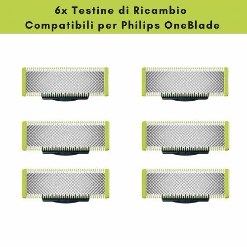 Lamette per philips oneblade - 6,