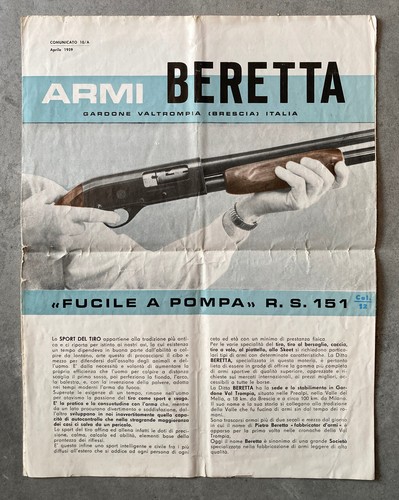 Beretta armi depliant - armi,
