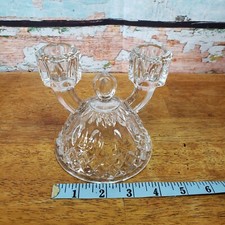 Candelabro in vetro due