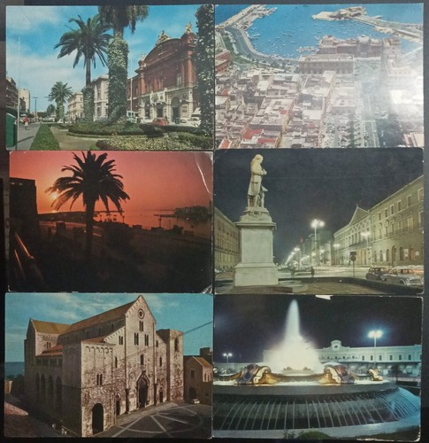 Bari lotto 6 cartoline - di,