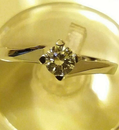 Solitario con diamante - solitario,
