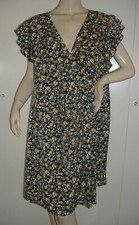 ABITO BLU FANTASIA FLOREALE TAGLIA 2XL SHEIN CURVE TAGLIE FORTI LEGGI LE MISURE