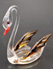 CIGNO MINIATURE VETRO DI