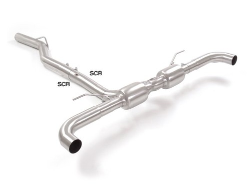 Posteriore inox sdoppiato - , per