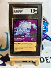 Disney Lorcana Marshmallow SGC 10 super rare foil #50 Eng (no psa ursula diablo)