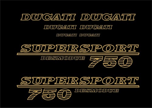 Kit adesivi fasce ducati super - adesivi,