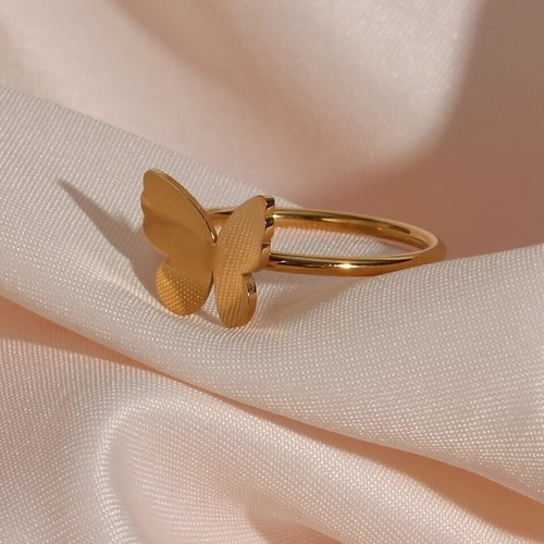 Anello donna farfalla placcato - donna,