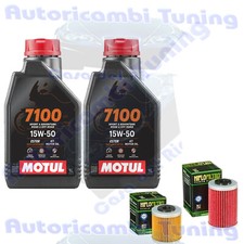 Kit Tagliando Olio Motul 7100 15W50 Per KTM 690 ENDURO R 2012>2022