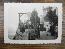 Foto D'epoca GRAND HOTEL Al sacro monte Animata Abiti 1938 B/N Antica Vintage