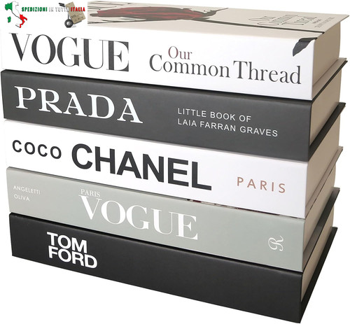 Pezzi libri decorativi - libri,