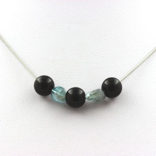 Collana perle agata - perle,