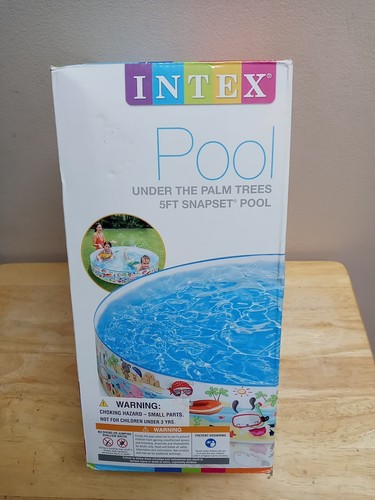 Piscina intex sotto - le, palme