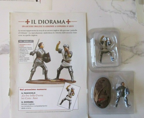 Soldatini del medioevo diorama - del,