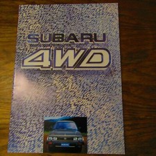 Brochure pick subaru - pick-up,