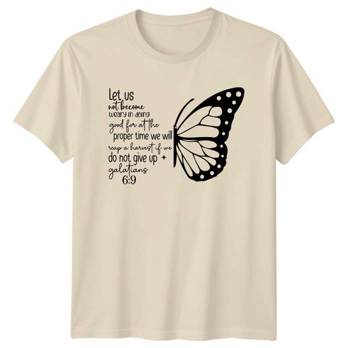 Maglietta christian butterfly - maglietta,