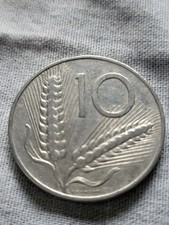Rara Moneta Da 10 Lire 1955 Circolata Ma In Buone Condizioni ROMAGNOLI