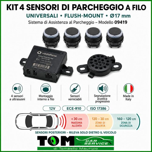 Kit sensori parcheggio - sensori, di