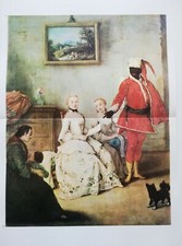 Clipping Ritaglio Illustrazione L'AMBASCIATA DEL MORO Pietro Longhi