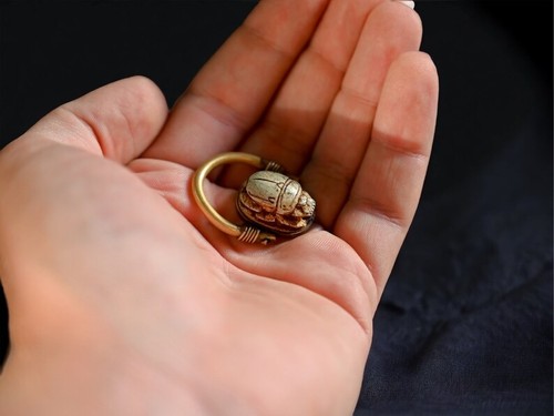 Autentico anello scarabeo - autentico,