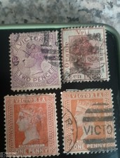 INGHILTERRA,LOTTICINO , REGINA VITTORIA, USATI