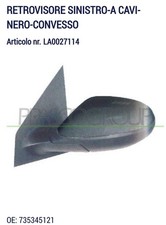 SPECCHIO RETROVISORE SX