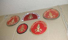 Lotto 5 Patch Toppa/e Vintage Da Collezione Vigili Del Fuoco Come Da Fotografie