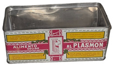 Scatola Latta Plasmon Vintage