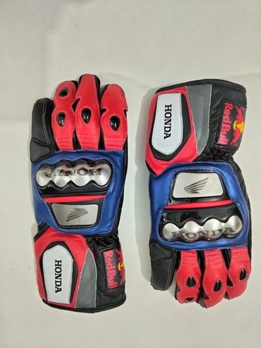 Uomo guanti pelle moto - guanti, da