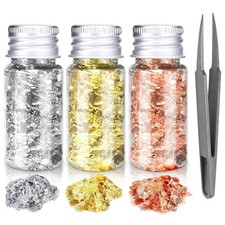 JAWUZ 3 Bottiglie Foglia oro